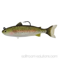 LiveTarget Trout (Parr) Freshwater, 6 1/2", 890 Hook, Medium/Slow Sinking, Olive/Red   564983104